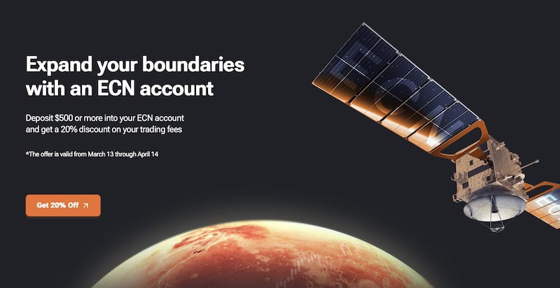 AMarkets Launches Limited-Time Offer: Save 20% on ECN Fees!